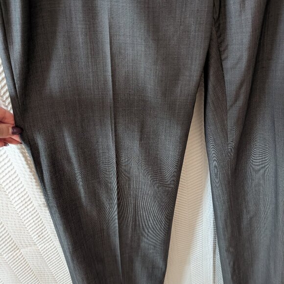 Teenflo (Judith & Charles) Vintage Wool Silk 2 Piece Suit Set Gray Size 12 - Picture 13 of 16